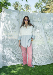 Duo Tone Shirt - White & Grey