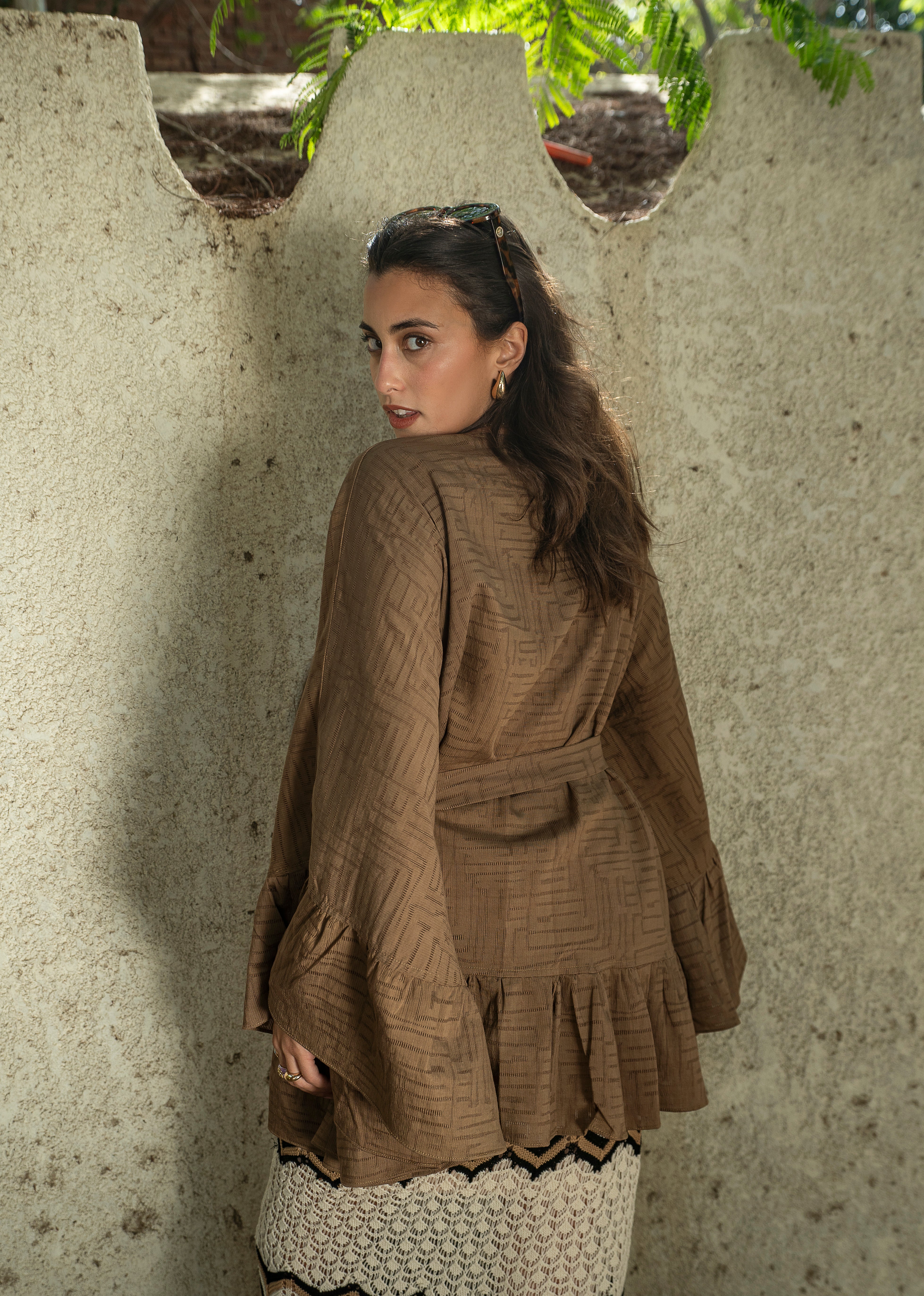 Butterfly Cardigan - Brown