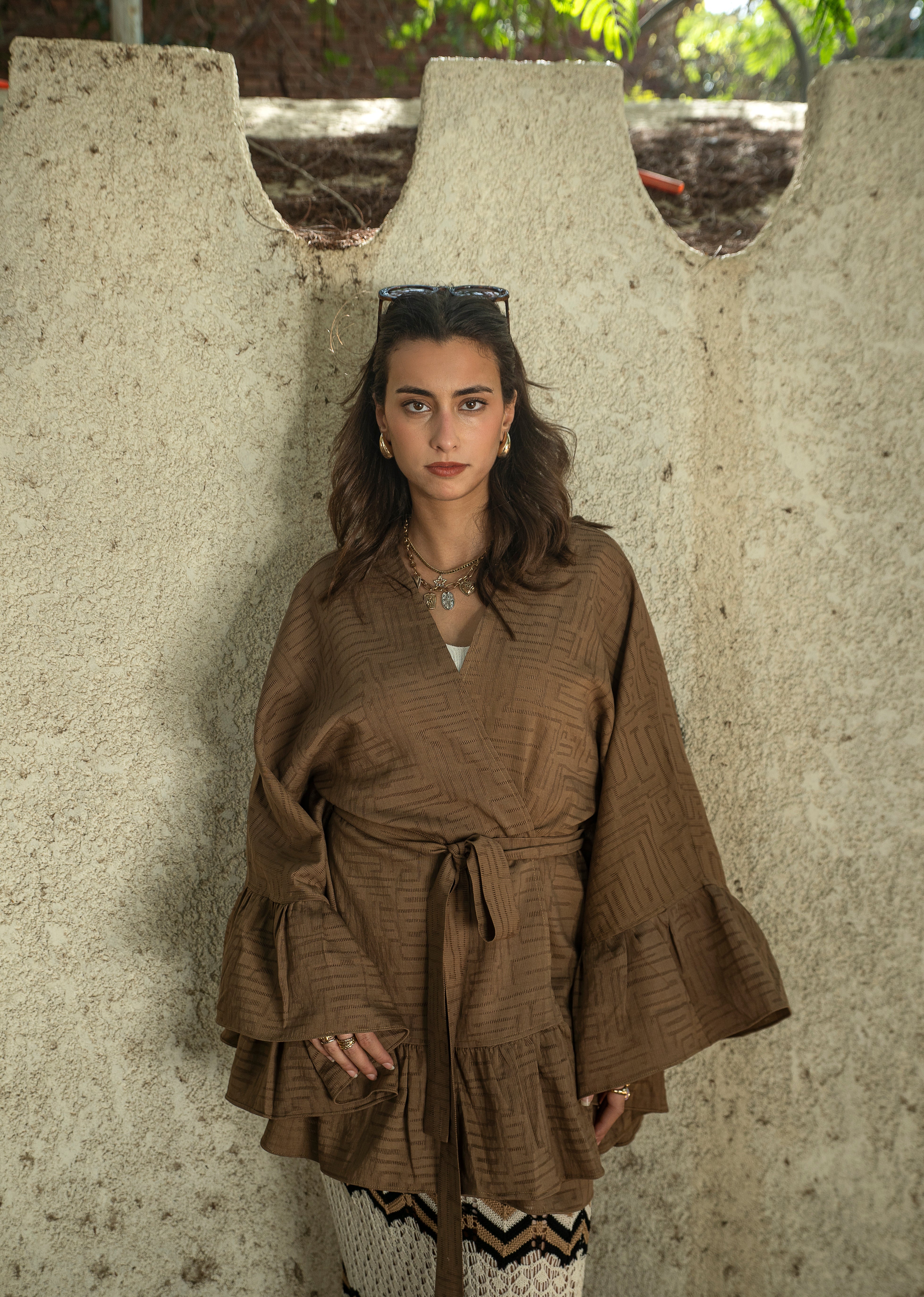 Butterfly Cardigan - Brown