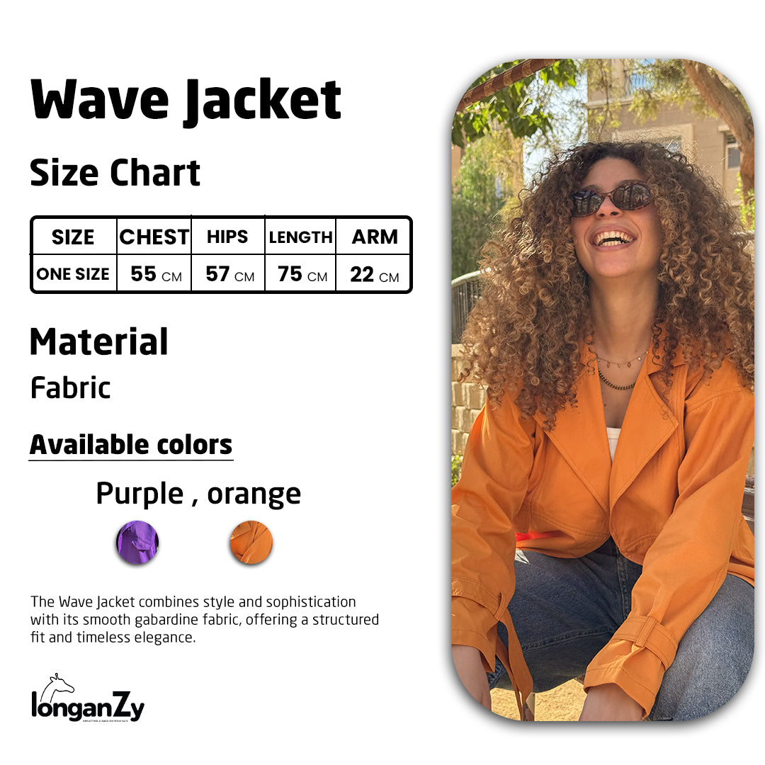 Wave Jacket - Purple