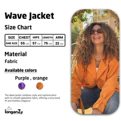 Wave Jacket - Orange