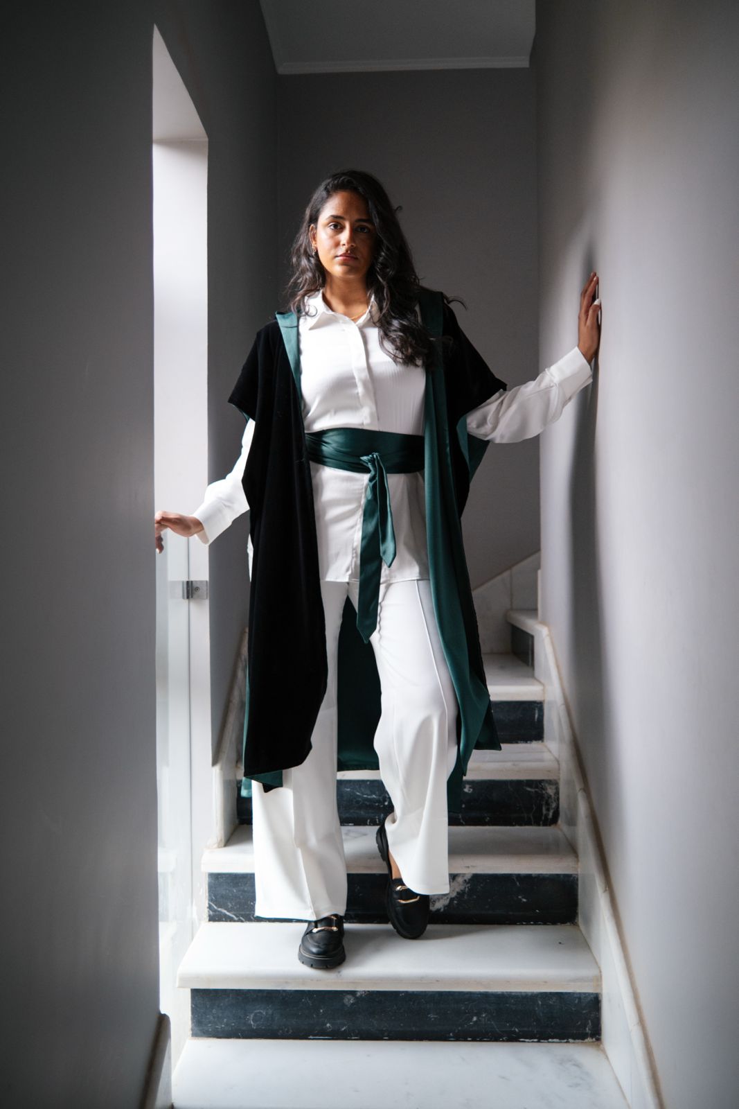 Grace Poncho - Green