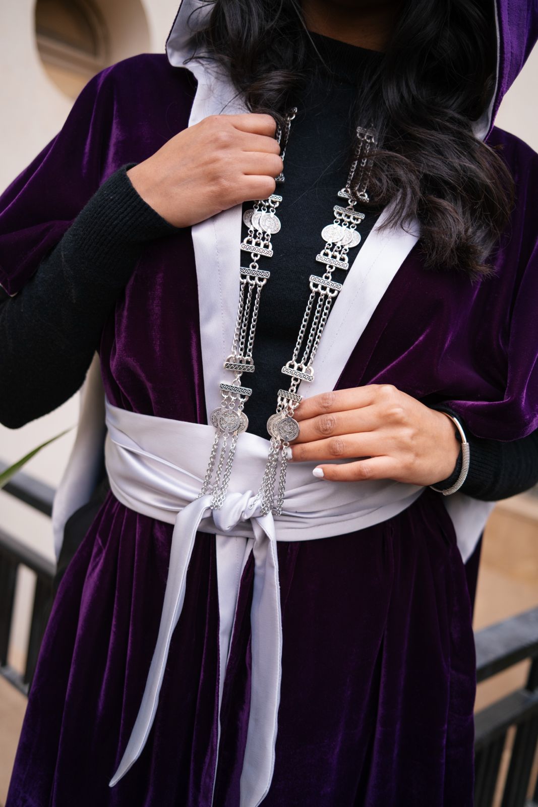 Grace Poncho - Purple