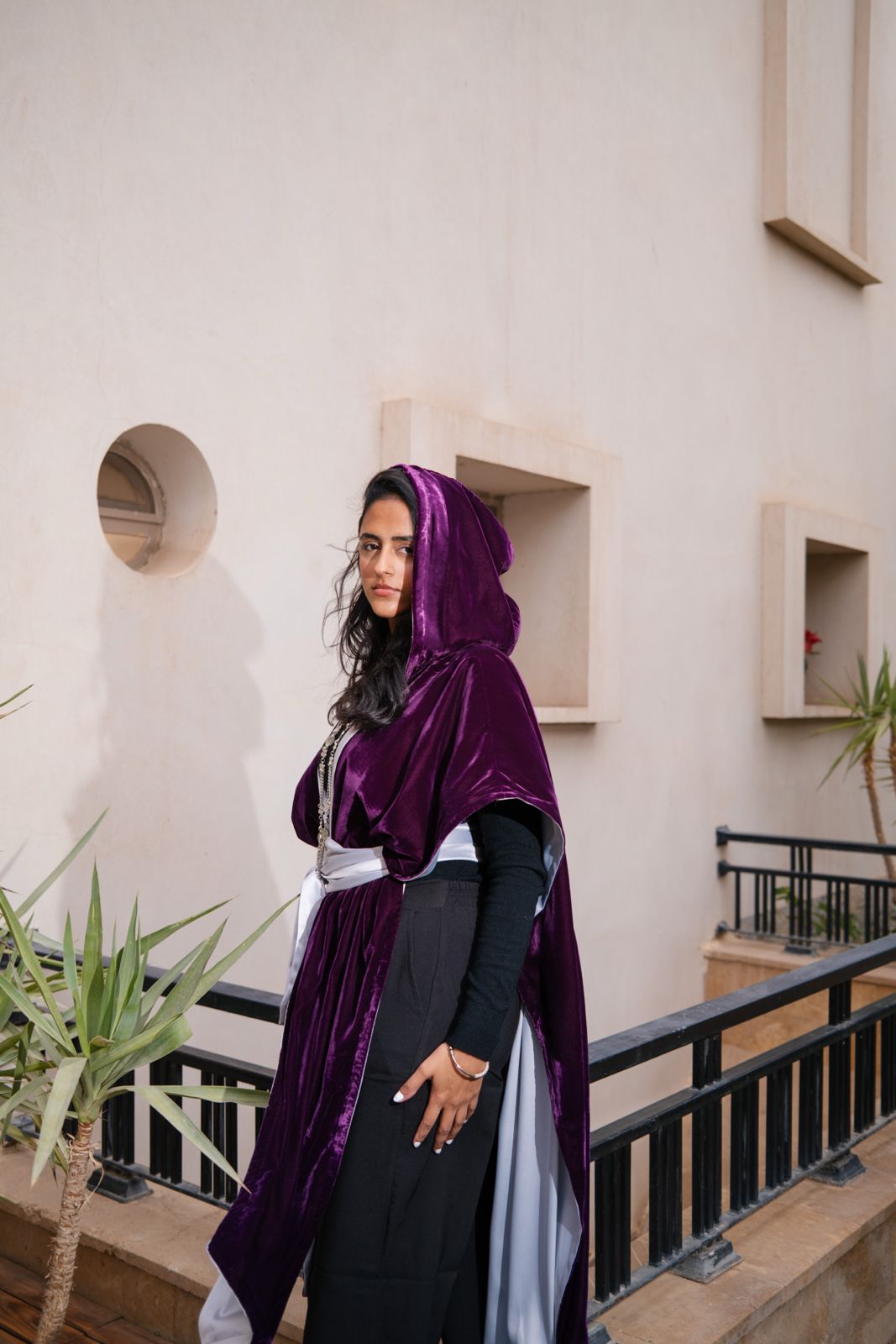Grace Poncho - Purple