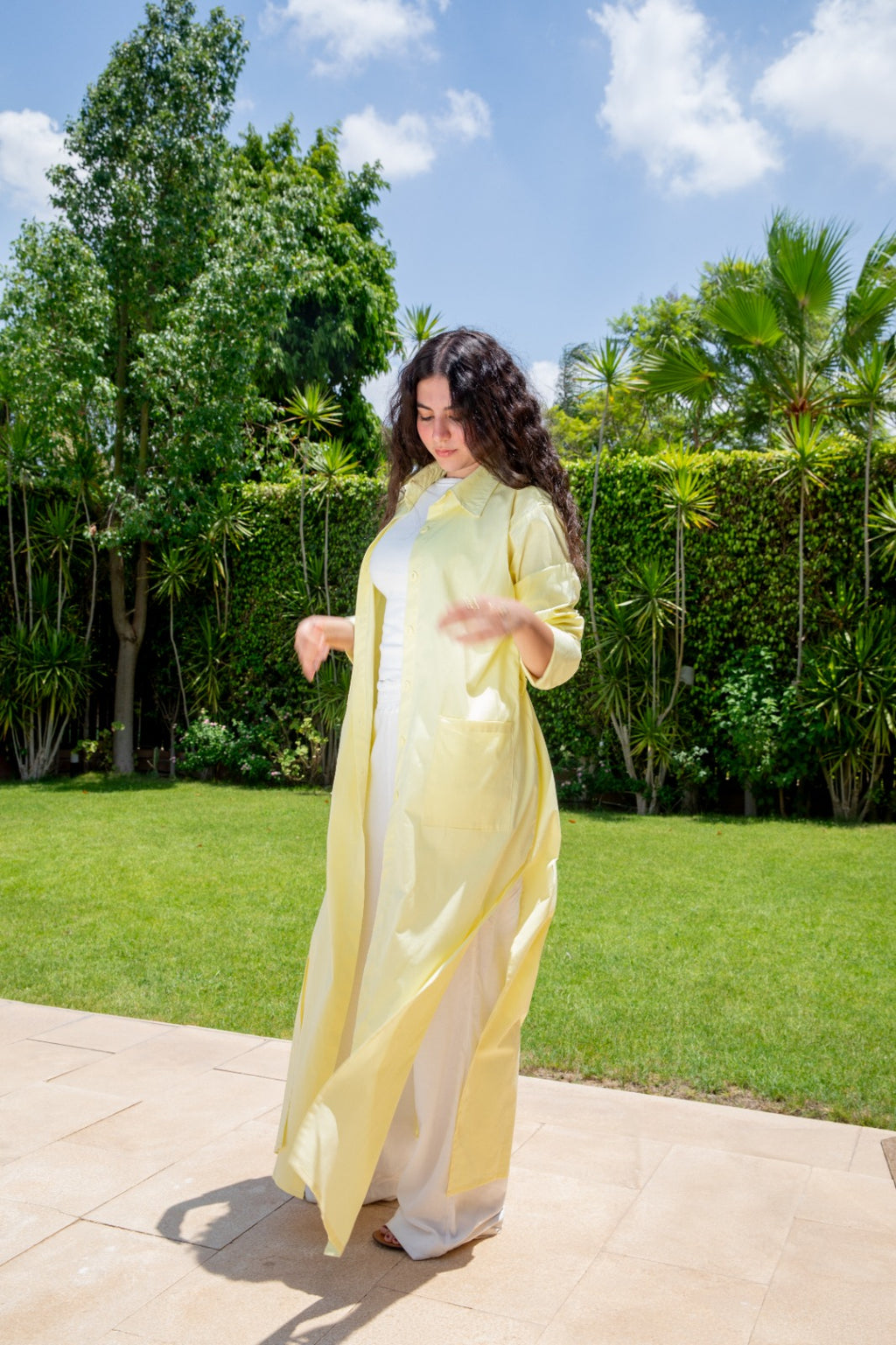 Trench Shirt - Yellow