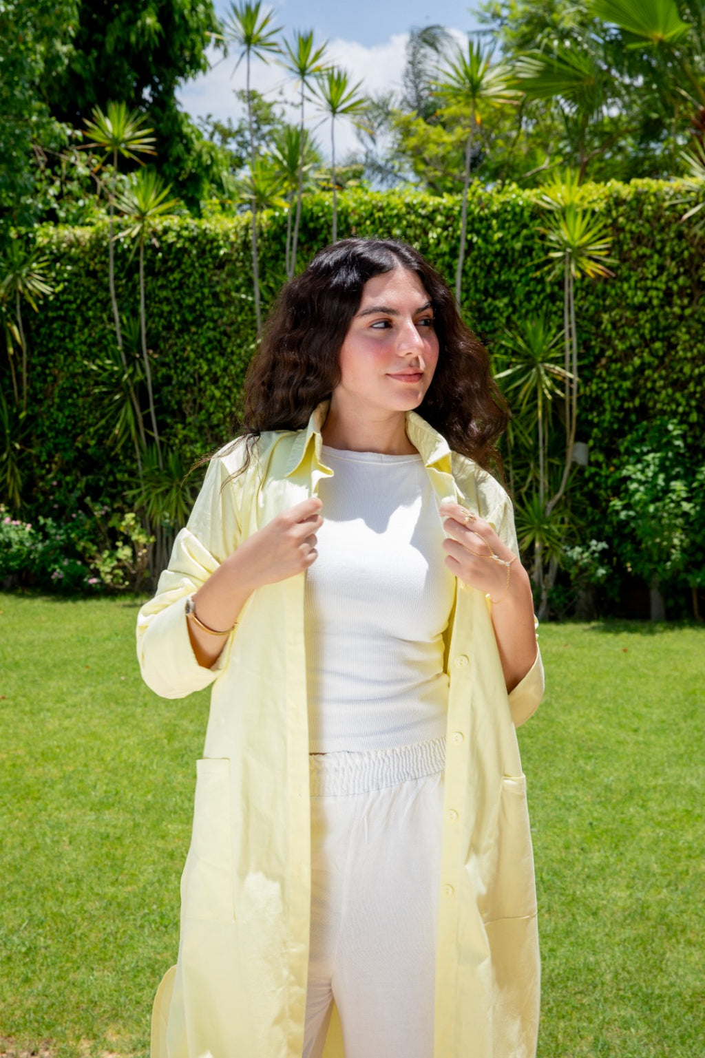 Trench Shirt - Yellow