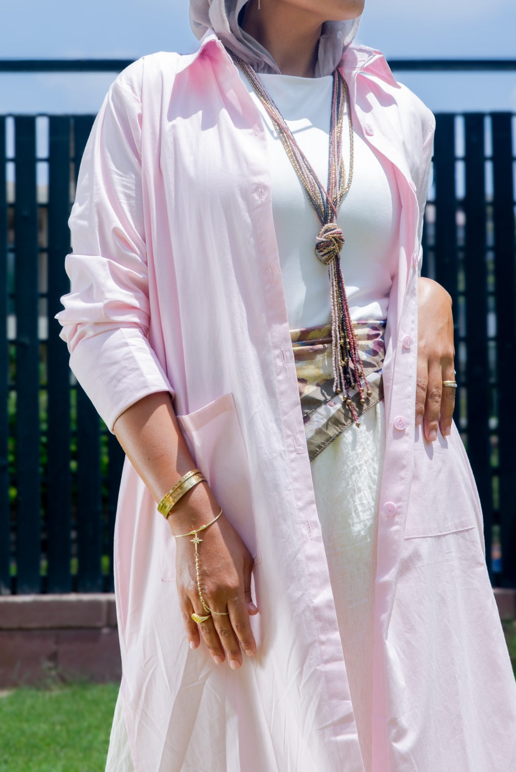 Trench Shirt - Pink