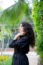 Trench Shirt - Black