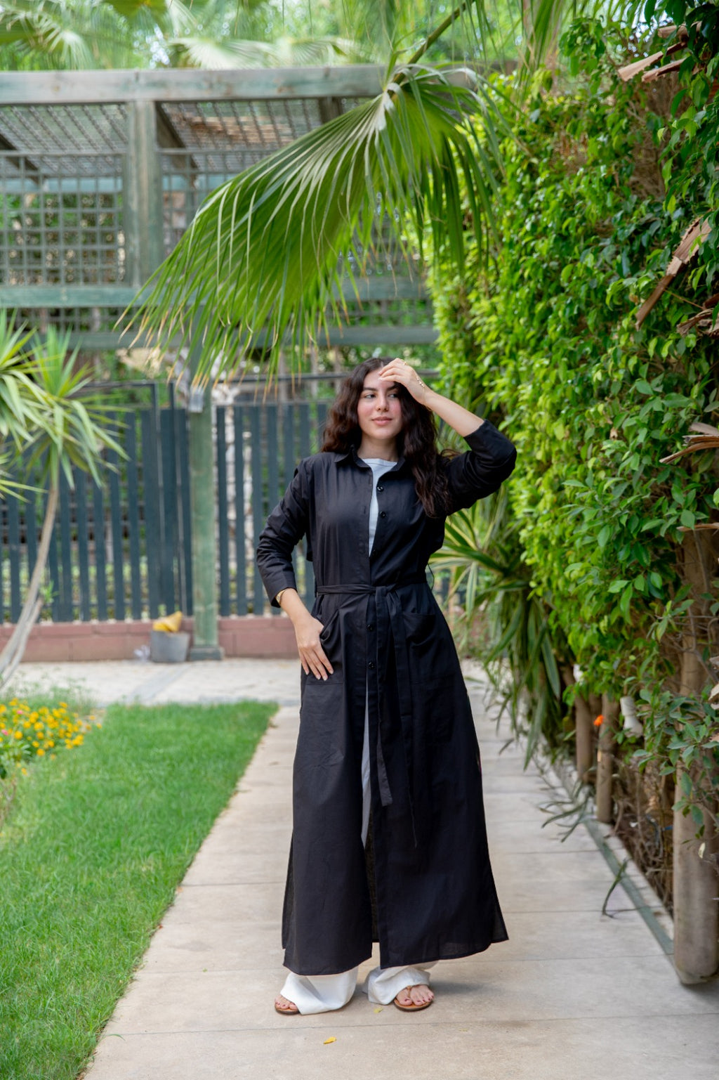 Trench Shirt - Black