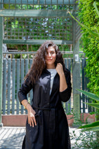 Trench Shirt - Black