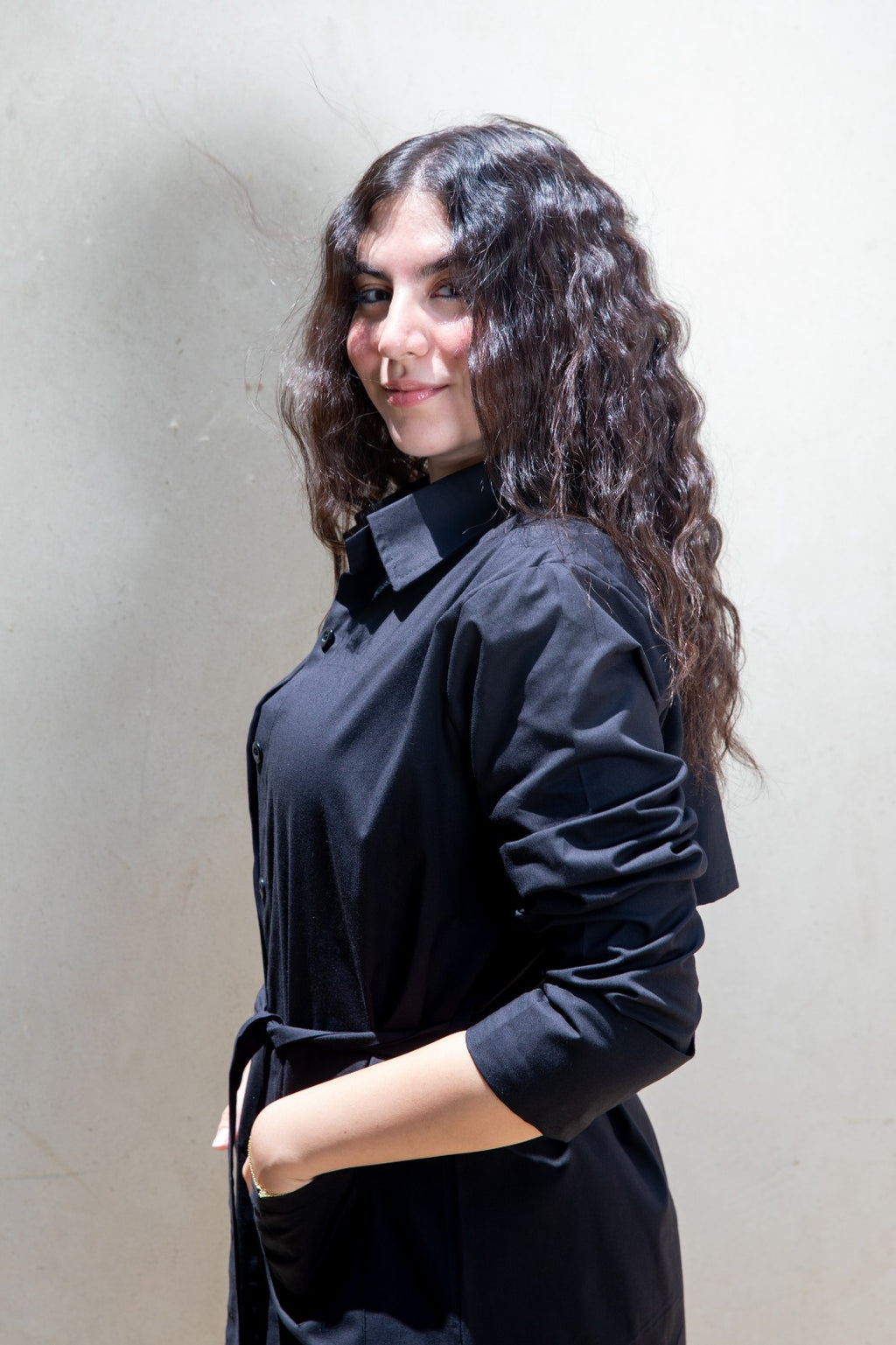 Trench Shirt - Black