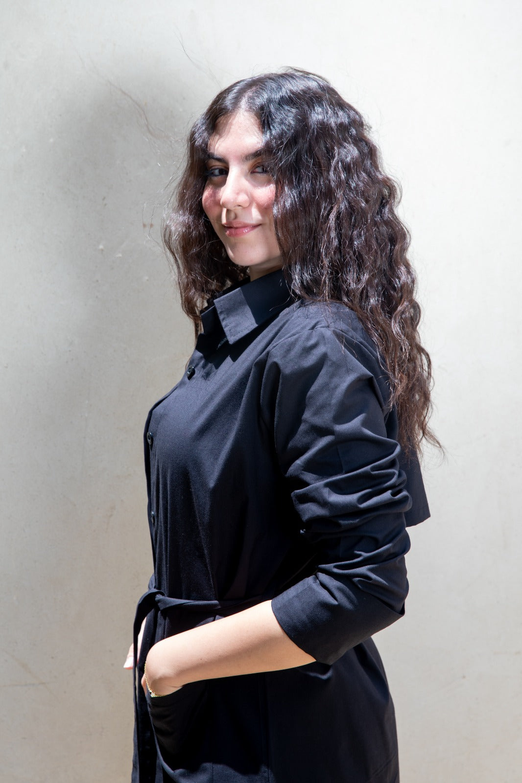 Trench Shirt - Black