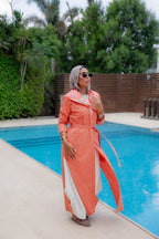Trench Shirt - Orange