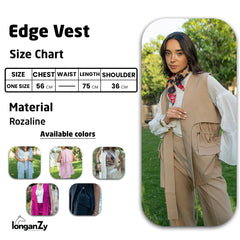 Edge Vest - Pink