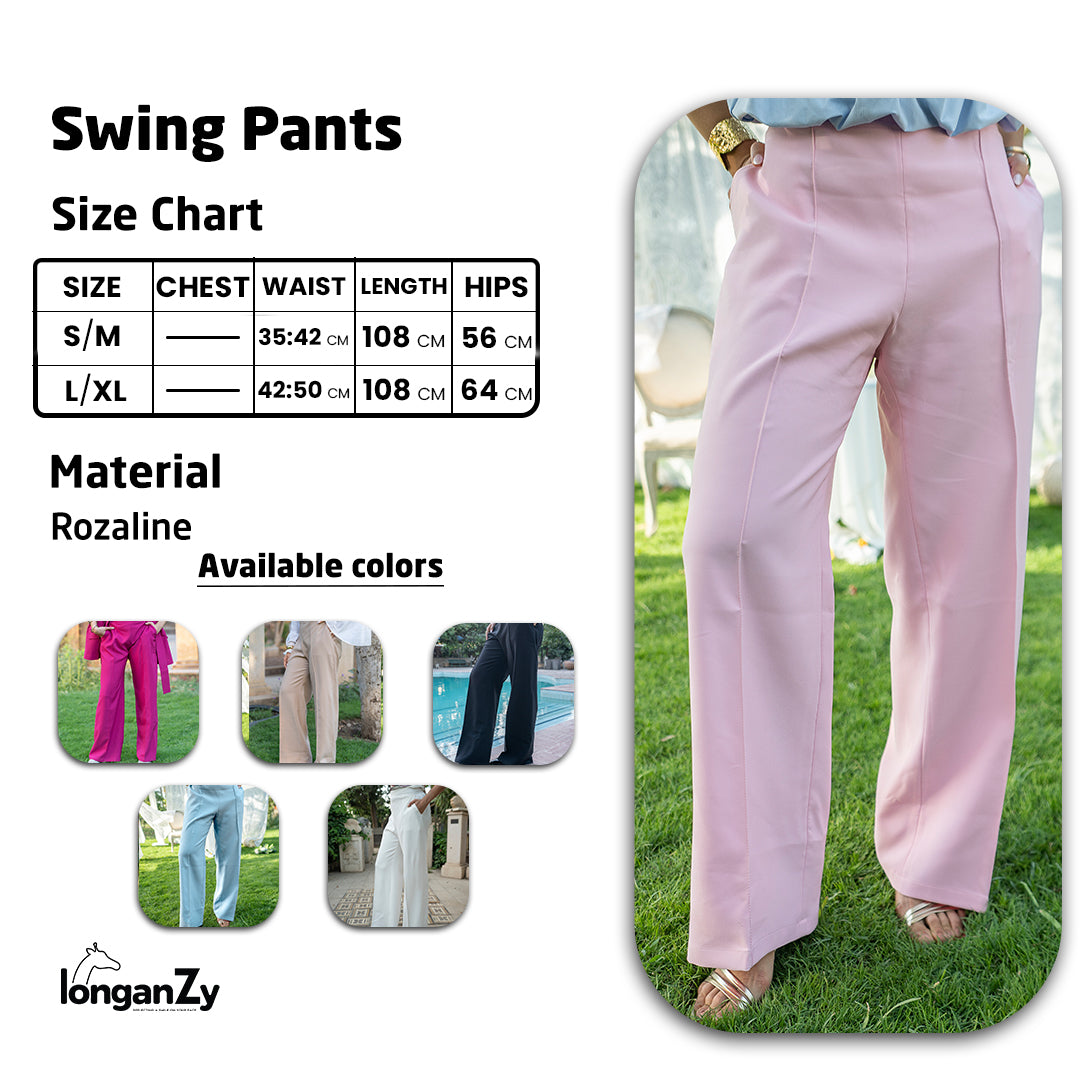 Swing Pants - Baby Blue