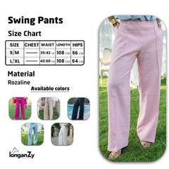 Swing Pants - Baby Blue